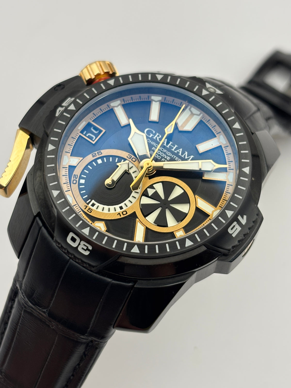Graham Chronofighter Prodive Black & Gold – Édition limitée 250pcs