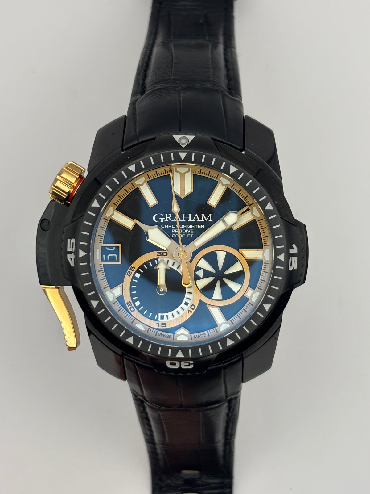 Graham Chronofighter Prodive Black & Gold – Édition limitée 250pcs